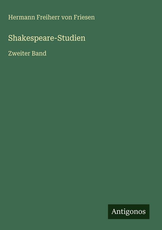 Produktbild: Shakespeare-Studien