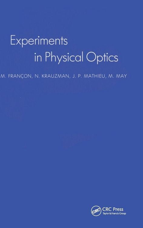 Produktbild: Experiments In Physical Optics
