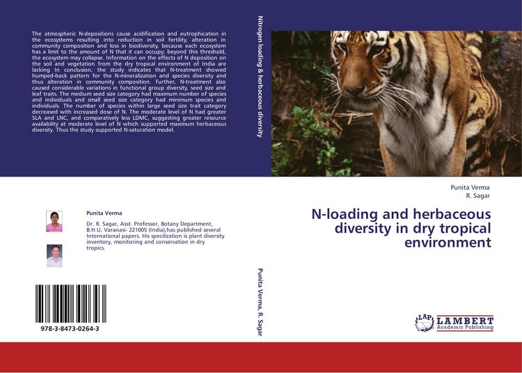Produktbild: N-loading and herbaceous diversity in dry tropical environment