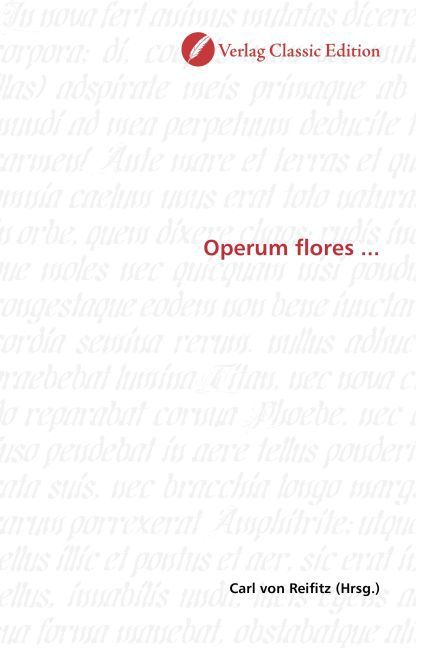 Produktbild: Operum flores ...