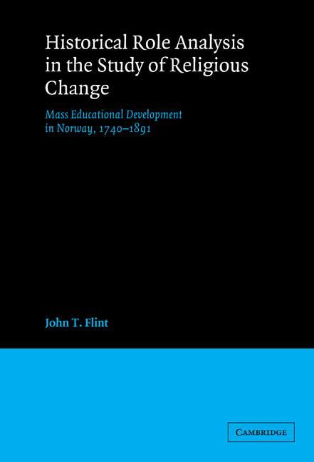 Produktbild: Historical Role Analysis in the Study of Religious Change