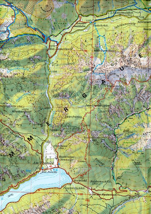 Produktbild: Ammergauer Alpen West, Hochplatte, Kreuzspitze