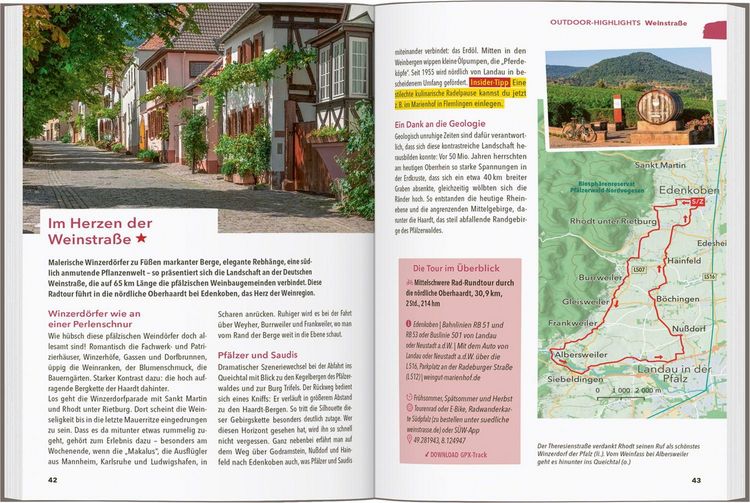 Produktbild: Marco Polo Outdoor Guide Reisef&uuml;hrer Pfalz