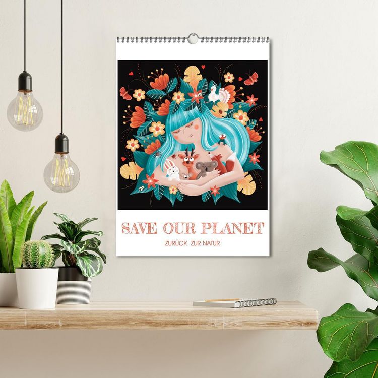 Produktbild: SAVE OUR PLANET - Zur&uuml;ck zur Natur (Wandkalender 2026 DIN A3 hoch), CALVENDO Monatskalender