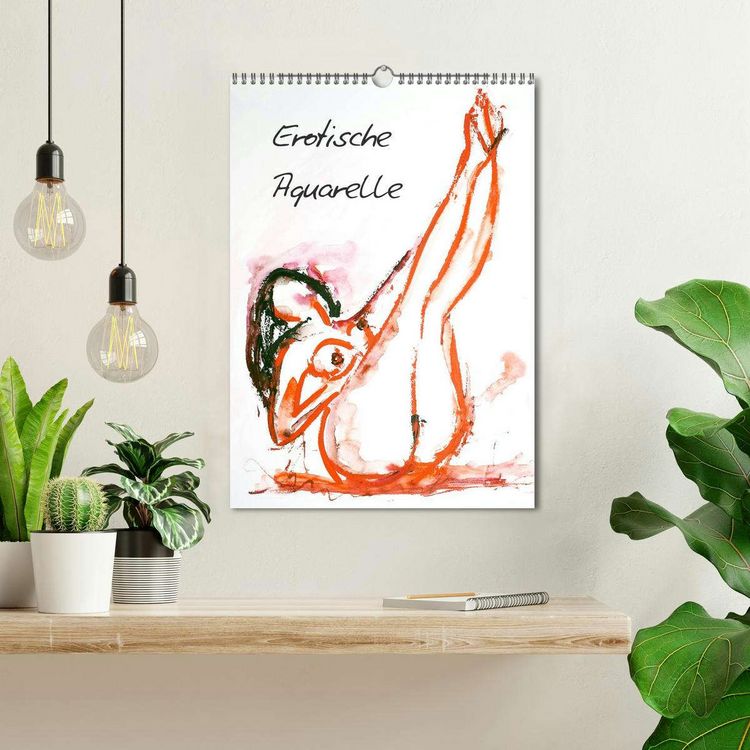 Produktbild: Erotische Aquarelle (Wandkalender 2026 DIN A3 hoch), CALVENDO Monatskalender