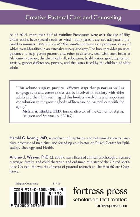 Produktbild: Pastoral Care of Older Adults