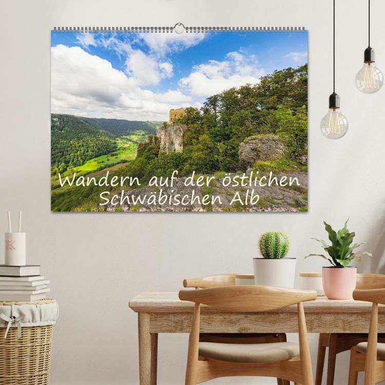 Produktbild: Wandern auf der &ouml;stlichen Schw&auml;bischen Alb (Wandkalender 2026 DIN A2 quer), CALVENDO Monatskalender