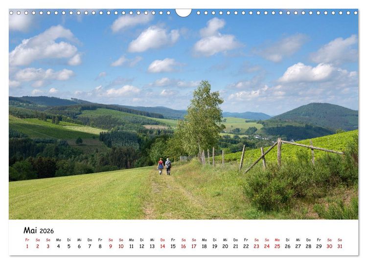 Produktbild: Heimat Entdecken: Sauerland (Wandkalender 2026 DIN A3 quer), CALVENDO Monatskalender
