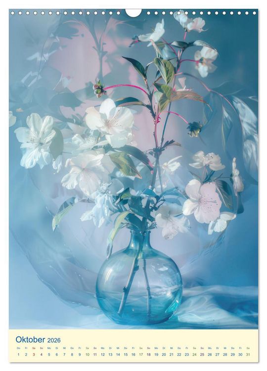 Produktbild: Blumen in zauberhaftem Licht (Wandkalender 2026 DIN A3 hoch), CALVENDO Monatskalender