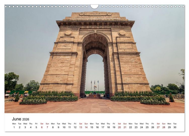 Produktbild: Wonderful India (Wall Calendar 2026 DIN A3 landscape), CALVENDO 12 Month Wall Calendar