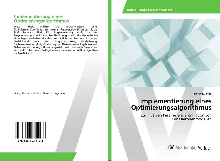 Produktbild: Implementierung eines Optimierungsalgorithmus