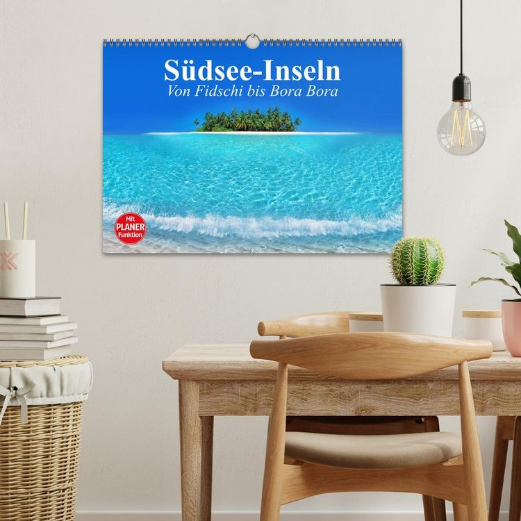 Produktbild: S&uuml;dsee-Inseln. Von Fidschi bis Bora Bora (Wandkalender 2026 DIN A3 quer), CALVENDO Monatskalender