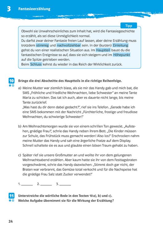 Produktbild: 10-Minuten-Training Texte schreiben. Deutsch 5./6. Klasse