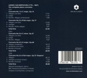 Produktbild: BEETHOVEN: Piano Concertos
