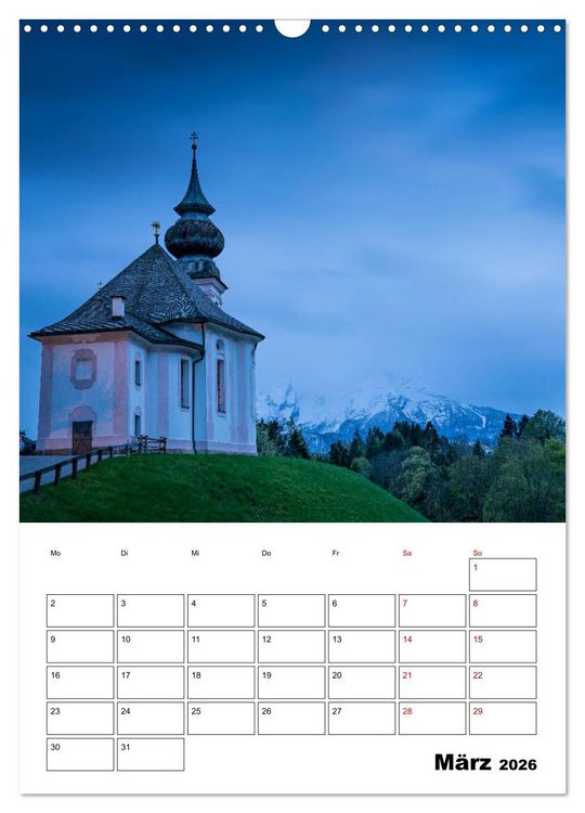 Produktbild: Traumhaftes Berchtesgadener Land (Wandkalender 2026 DIN A3 hoch), CALVENDO Monatskalender