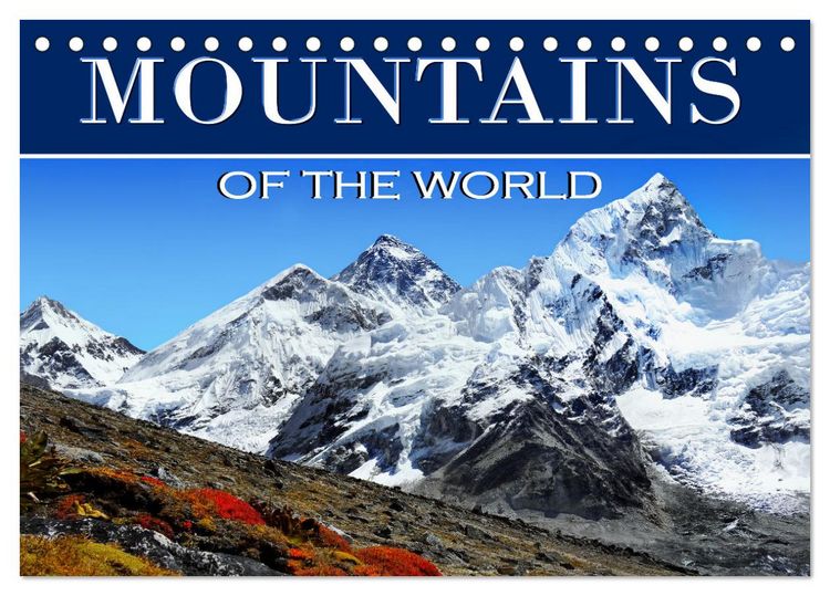 Produktbild: Mountains of The World (Desk Calendar 2026 DIN A5 landscape), CALVENDO 12 Month DeskCalendar