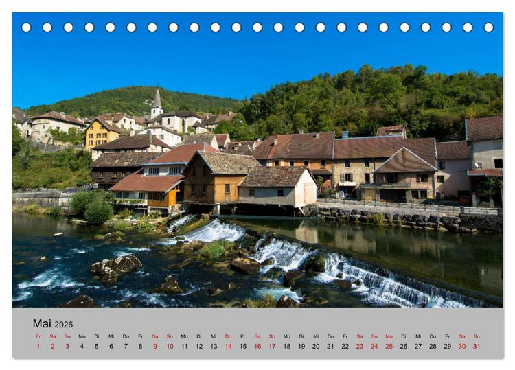 Produktbild: Zauberhaftes Franche Comt&eacute; (Tischkalender 2026 DIN A5 quer), CALVENDO Monatskalender