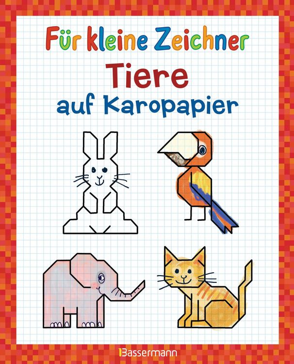 Produktbild: F&uuml;r kleine Zeichner - Tiere auf Karopapier