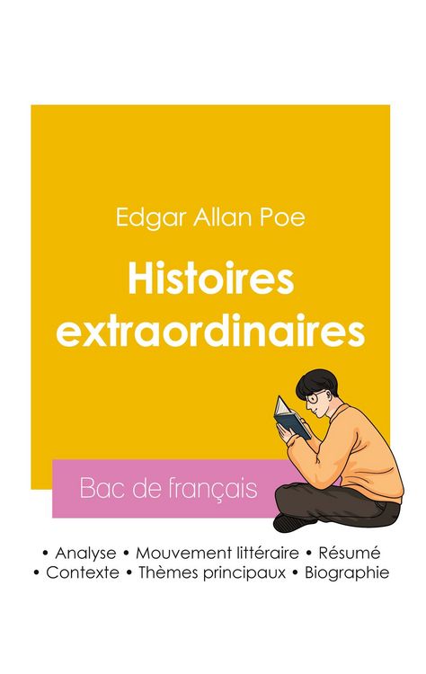 Produktbild: R&eacute;ussir son Bac de fran&ccedil;ais 2026 : Analyse du recueil Histoires extraordinaires de Edgar Allan Poe