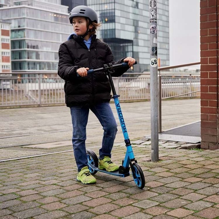 Produktbild: HUDORA 14450 - Scooter Up 200, cyan, Alu-Cityroller