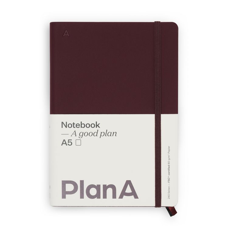 Produktbild: Notizbuch A5 Hardcover Cozy Fig Blanko, 240 Seiten