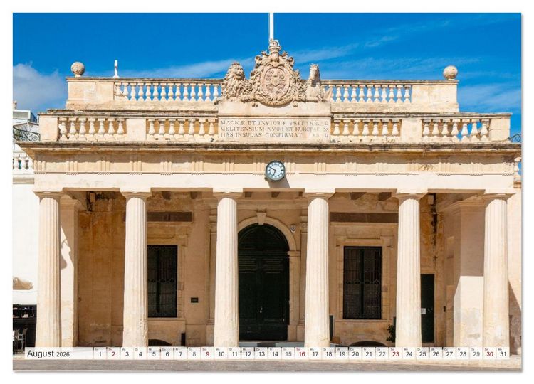 Produktbild: Malta &ndash; Historisches Juwel im Mittelmeer (Wandkalender 2026 DIN A2 quer), CALVENDO Monatskalender