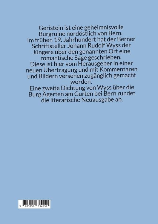 Produktbild: Der Abend zu Geristein