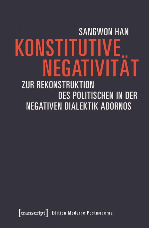 Bild vom Artikel Konstitutive Negativität vom Autor Sangwon Han