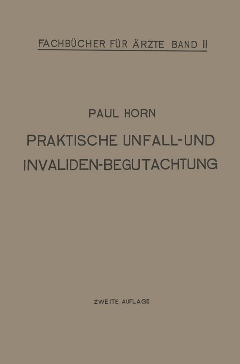 Produktbild: Praktische Unfall- und Invalidenbegutachtung