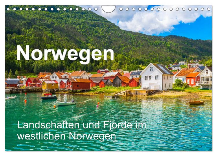 Produktbild: Norwegen - Landschaften und Fjorde im westlichen Norwegen (Wandkalender 2026 DIN A4 quer), CALVENDO Monatskalender