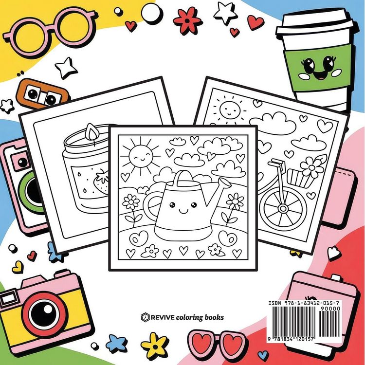 Produktbild: Bold & Easy Cute Stuff Coloring Book