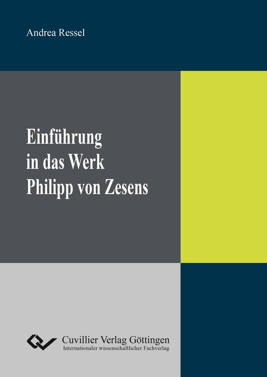 Produktbild: Einf&uuml;hrung in das Werk Philipp von Zesens