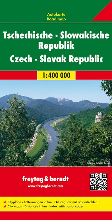 Bild vom Artikel Tschechische Republik / Slowakische Republik 1 : 400 000. Autokarte vom Autor Freytag-Berndt und Artaria KG