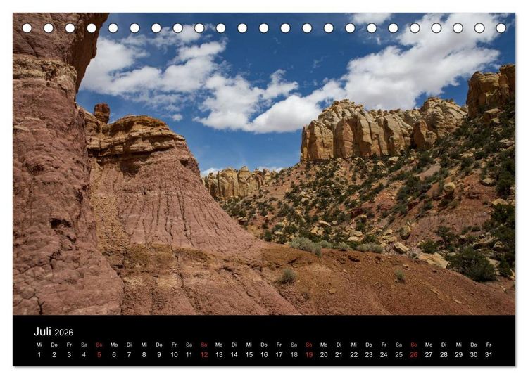 Produktbild: Felslandschaften (Tischkalender 2026 DIN A5 quer), CALVENDO Monatskalender