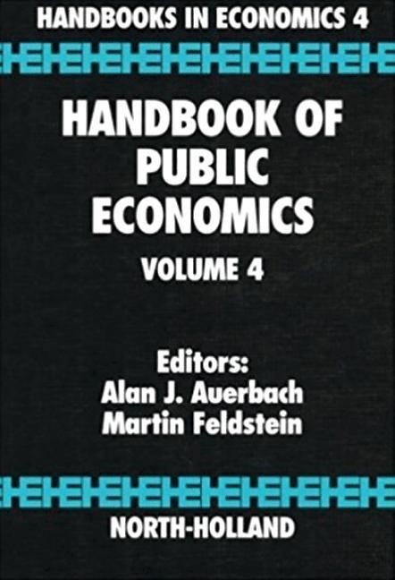 Produktbild: Handbook of Public Economics