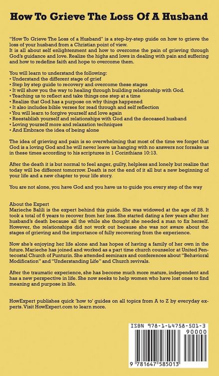 Produktbild: How To Grieve The Loss Of a Husband