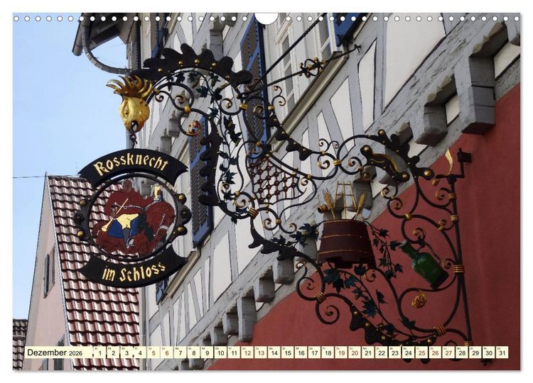 Produktbild: Unterwegs in Bietigheim-Bissingen (Wandkalender 2026 DIN A3 quer), CALVENDO Monatskalender