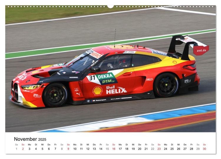 Produktbild: Deutsche Tourenwagen (Wandkalender 2025 DIN A2 quer), CALVENDO Monatskalender