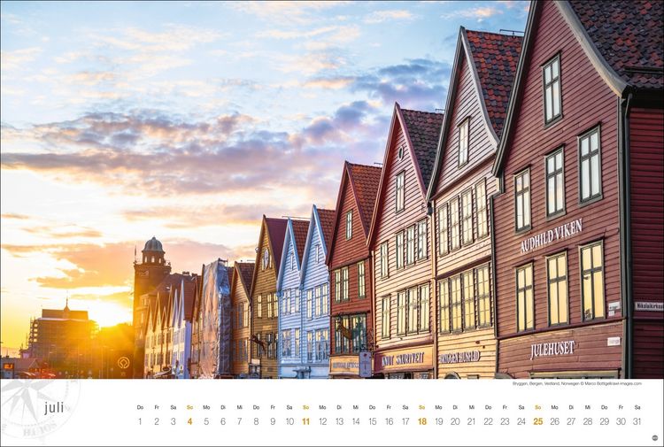 Produktbild: Hurtigruten Globetrotter Kalender 2027 - Von unber&uuml;hrten Fjorden und stillen Bergen