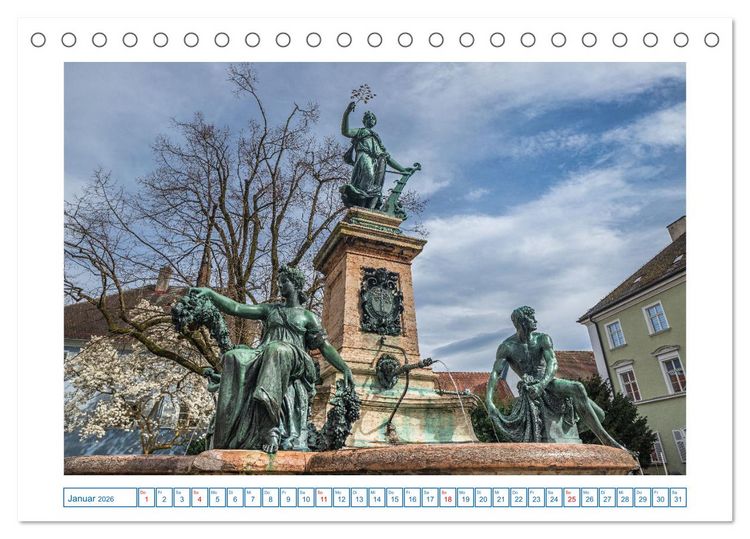 Produktbild: Insel Lindau - Bayerische Perle im Bodensee (Tischkalender 2026 DIN A5 quer), CALVENDO Monatskalender