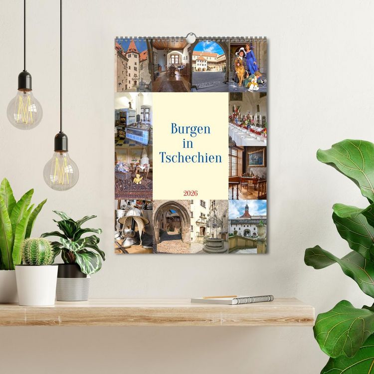 Produktbild: Burgen in Tschechien (Wandkalender 2026 DIN A3 hoch), CALVENDO Monatskalender