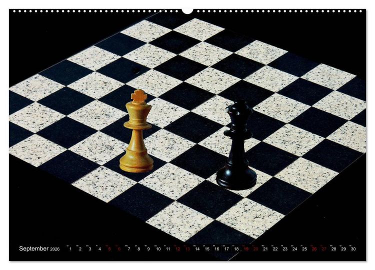 Produktbild: SCHACH - Spiel der K&ouml;nige (Wandkalender 2026 DIN A2 quer), CALVENDO Monatskalender