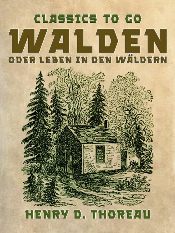 Produktbild: Walden oder Leben in den W&auml;ldern