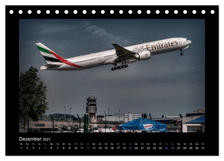Produktbild: Faszination Luftfahrt (Tischkalender 2027 DIN A5 quer), CALVENDO Monatskalender