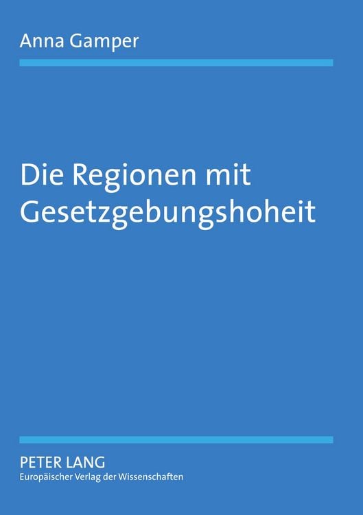 Produktbild: Die Regionen mit Gesetzgebungshoheit