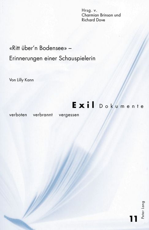 Produktbild: &laquo;Ritt &uuml;ber&rsquo;n Bodensee&raquo; &ndash; Erinnerungen einer Schauspielerin