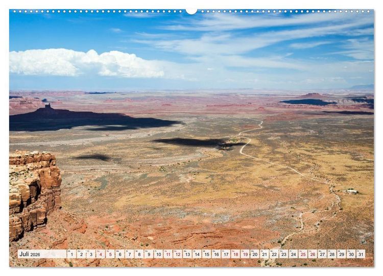 Produktbild: USA: Roadtrip durch die W&uuml;ste (hochwertiger Premium Wandkalender 2026 DIN A2 quer), Kunstdruck in Hochglanz