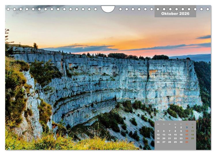 Produktbild: WANDERN &uuml;ber Stock und Stein in der Schweiz (Wandkalender 2026 DIN A4 quer), CALVENDO Monatskalender