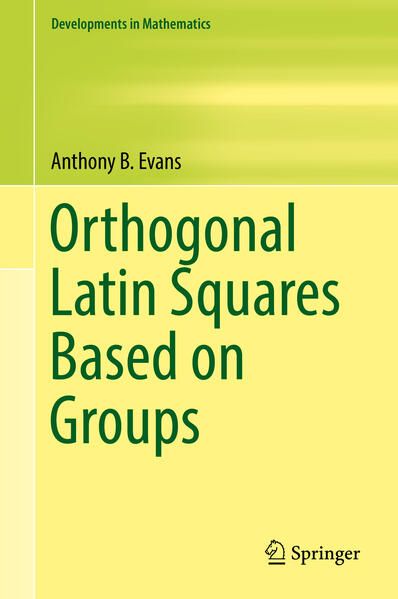 Produktbild: Orthogonal Latin Squares Based on Groups