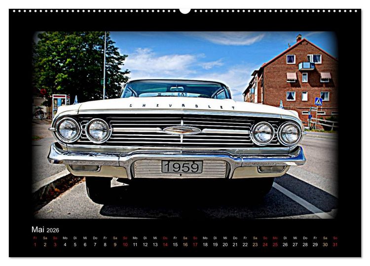 Produktbild: Chevrolet eine amerikanische Legende (Wandkalender 2026 DIN A2 quer), CALVENDO Monatskalender